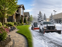 established landscaping snow removal - 1