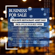 established restaurant asset sale - 1