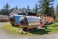 cedar sauna sleeping barrell - 1
