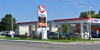 gas staton with car - 1