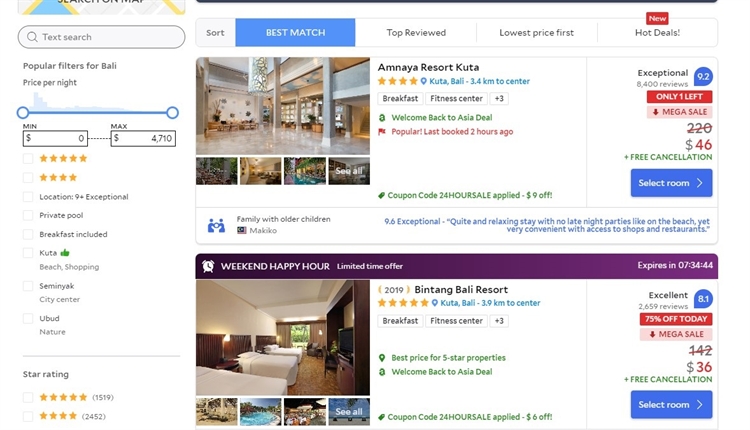 Listing media