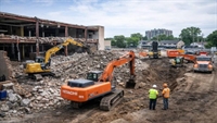 established commercial demolition excavation - 1