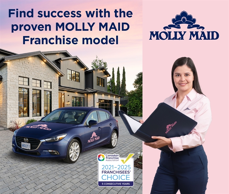 Turnkey MOLLY MAID Franchise in Comox Valley/Campbell River