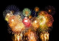price drop flags fireworks - 1