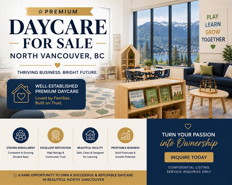 Established Premium North Vancouver Daycare