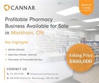 profitable pharmacy markham on - 1
