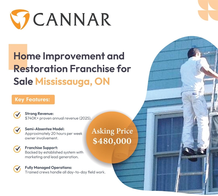 Home Restoration Franchise Available In Mississauga