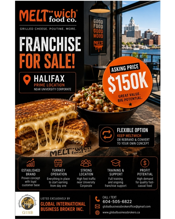 QSR Franchise Opportunity In Halifax