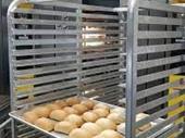 full commercial bakery kitchen
