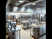 fully equipped commercial kitchen