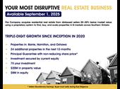 disruptive real estate business