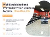 established nutrition vitamins business