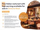 italian resturant with high