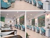 luxury nail salon lounge