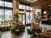 thriving floral boutique café