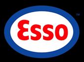 busy esso gas station