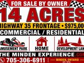 established 14-acre commercial recreation