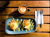 cafe with commercially vented